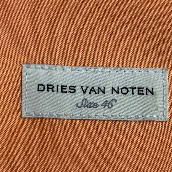 DRIES VAN NOTEN Size 36 Orange Western Long Sleeve Shirt - Picture 9 of 9